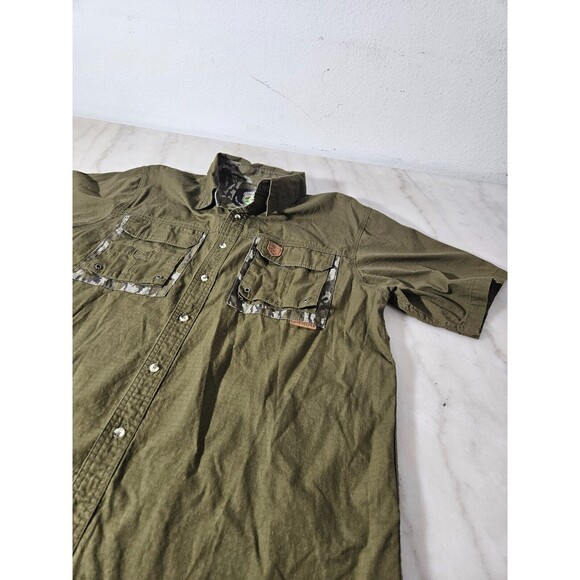 Gamekeeper Men's Short Button Up / Pockets Camo Shirt Size XL - Picture 5 of 11